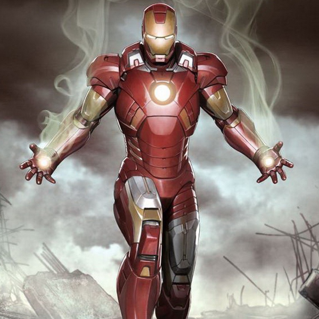 Железный человек из комиксов Марвела