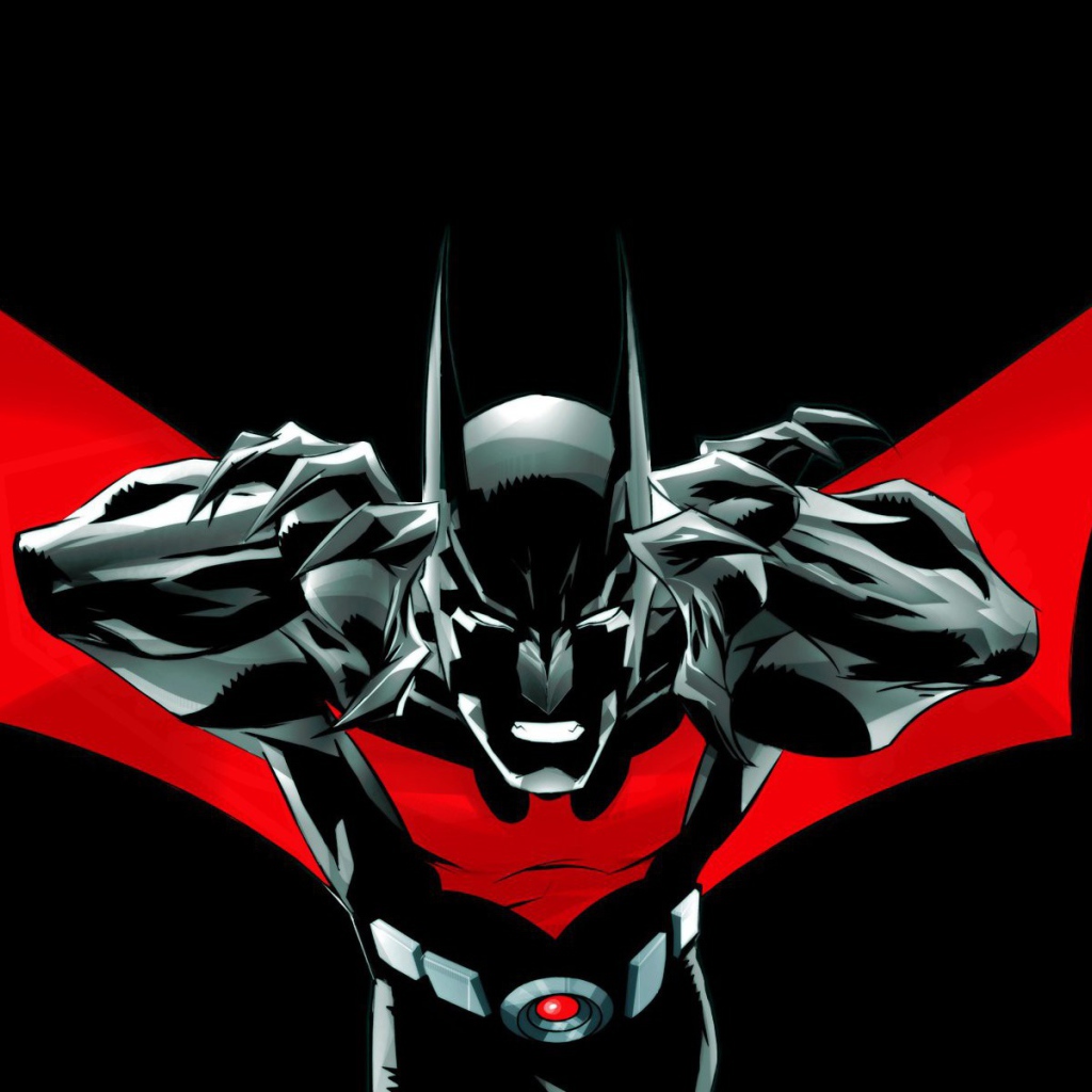 Бэтмен на черном фоне