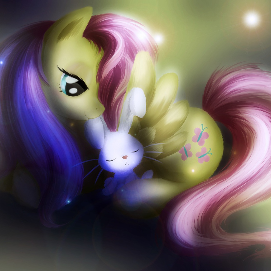 Мой маленький пони с зайчиком