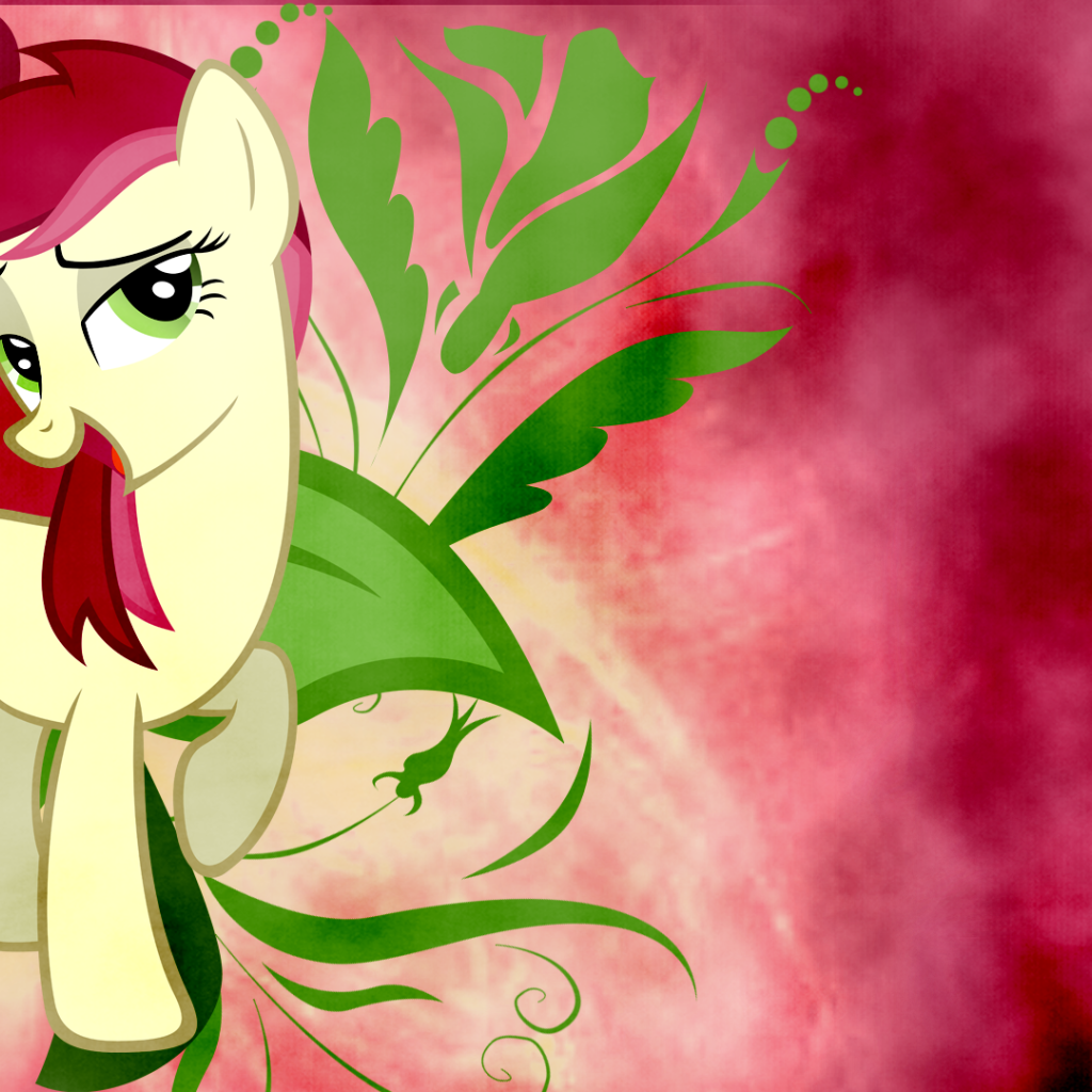 Мой маленький пони с цветком на ноге