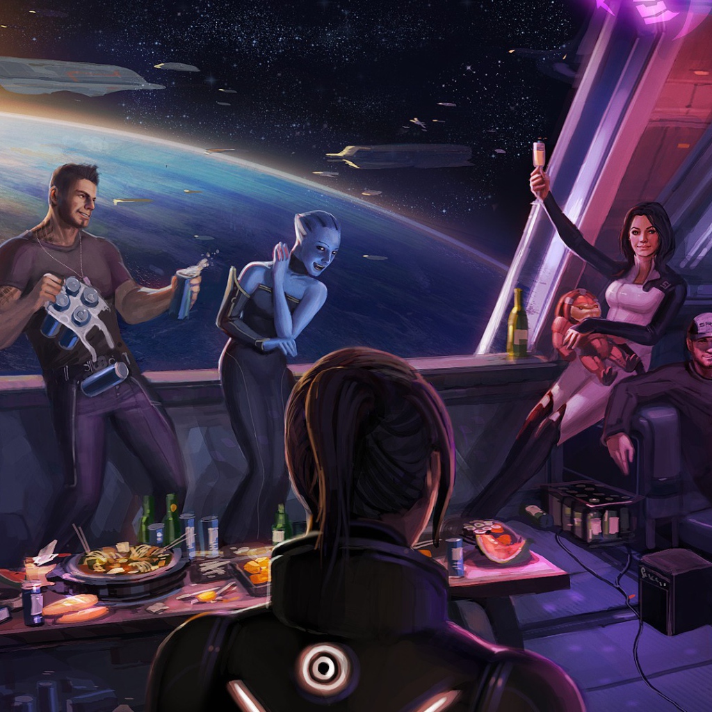 Вечеринка на космическом корабле