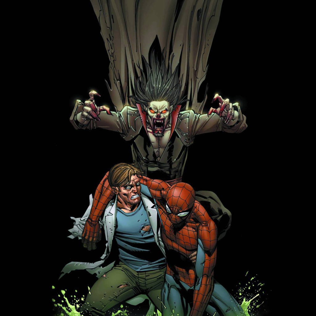 Раненый человек паук