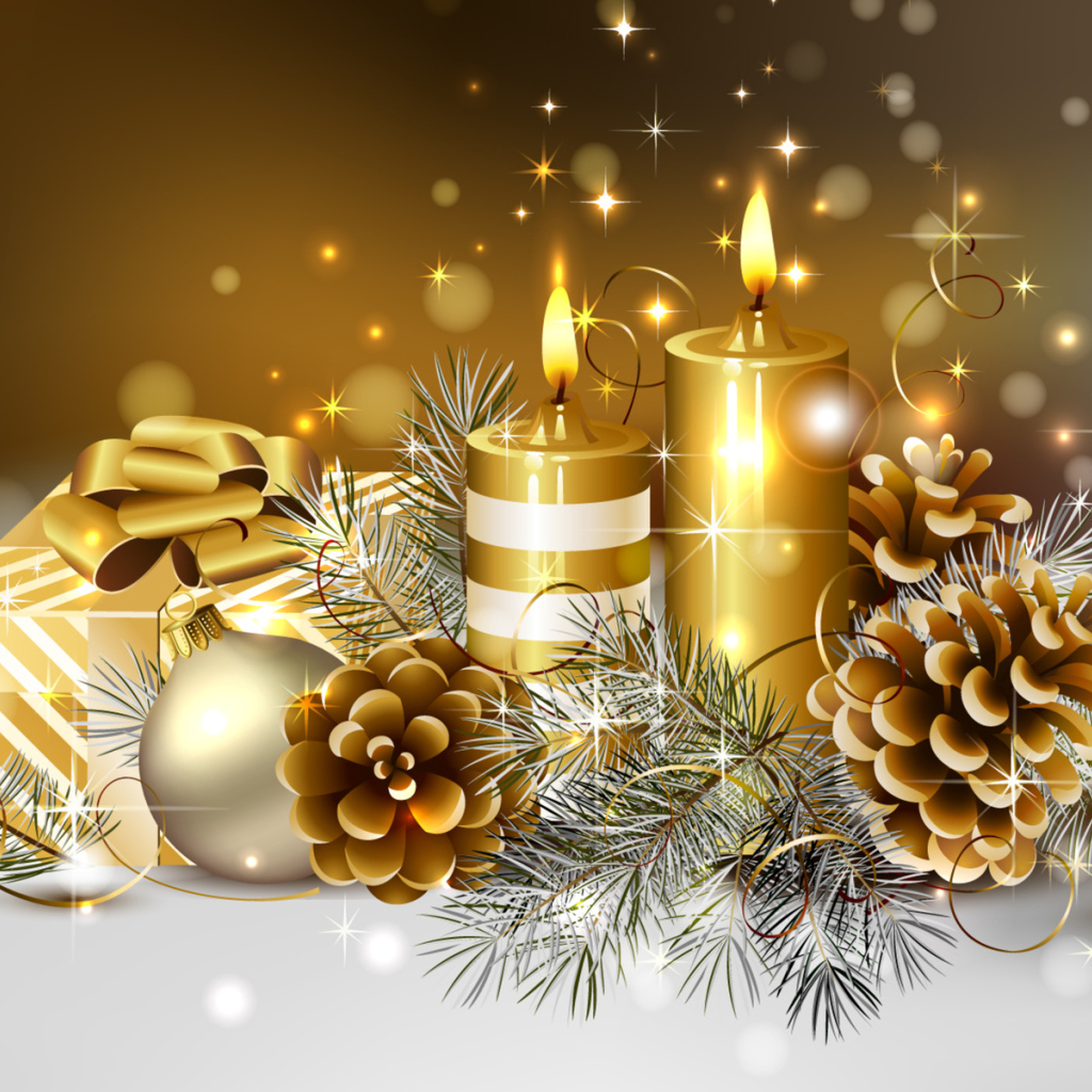 Открытка на Рождество