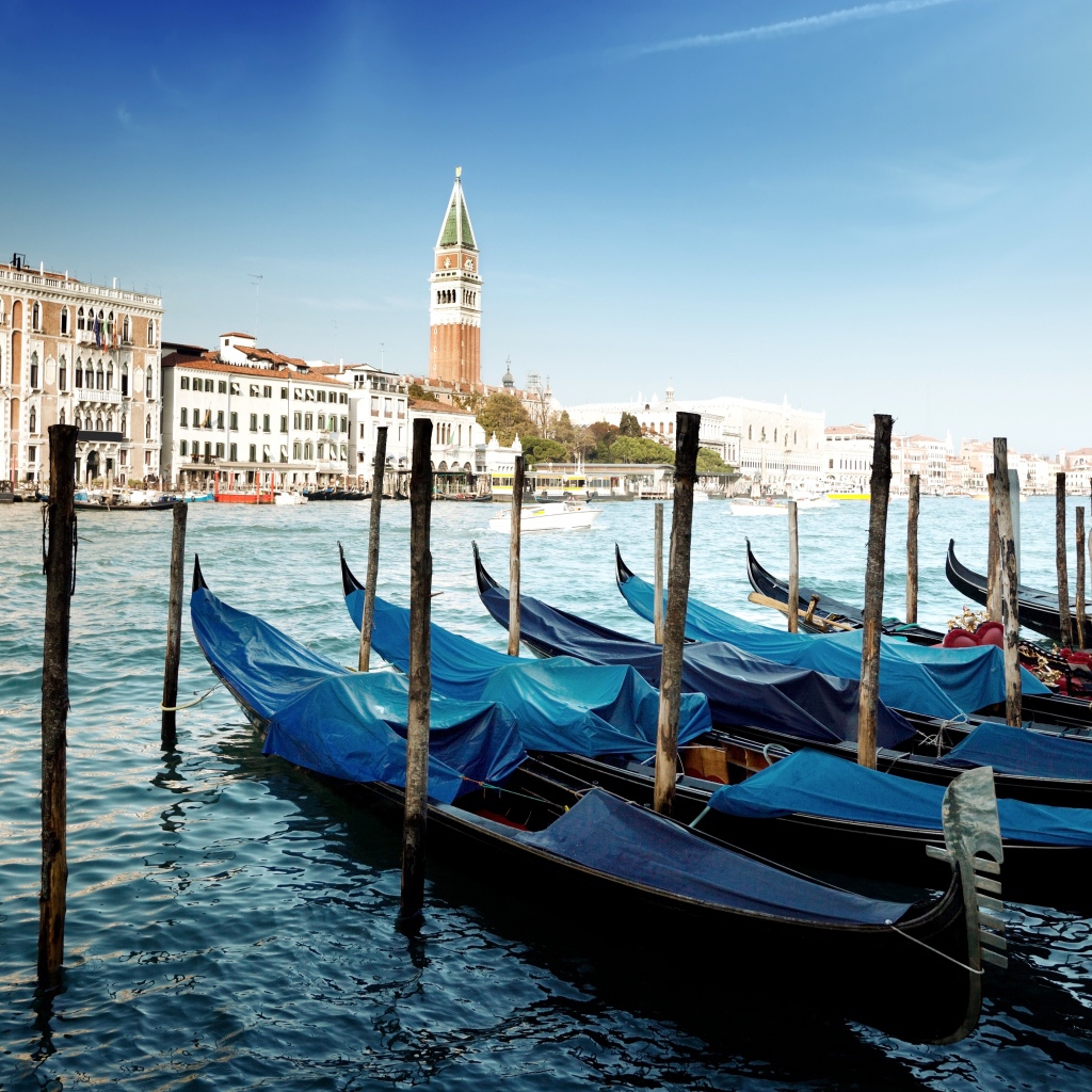 Гандолы в Венеции