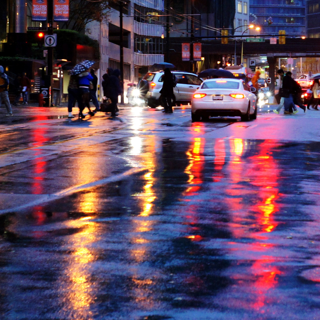 Дождь в городе