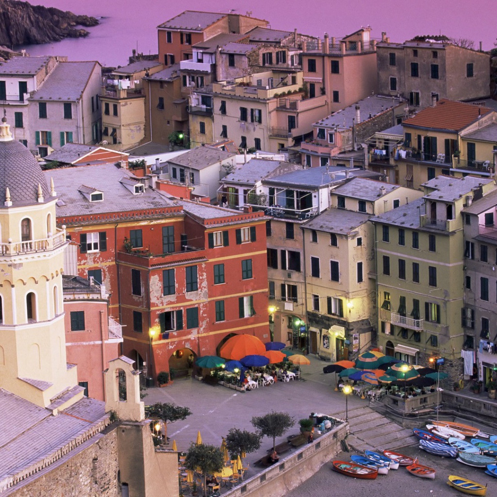Итальянский город у моря