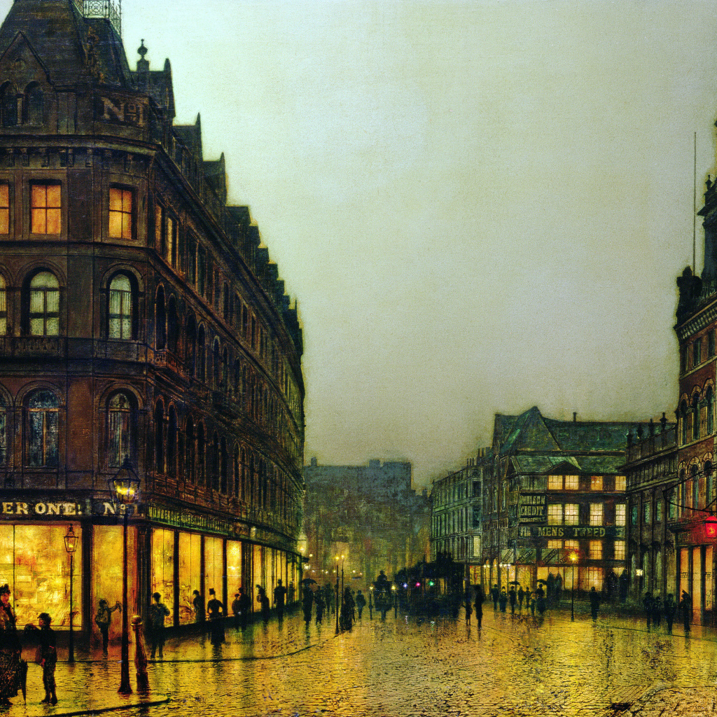 Город после дождя