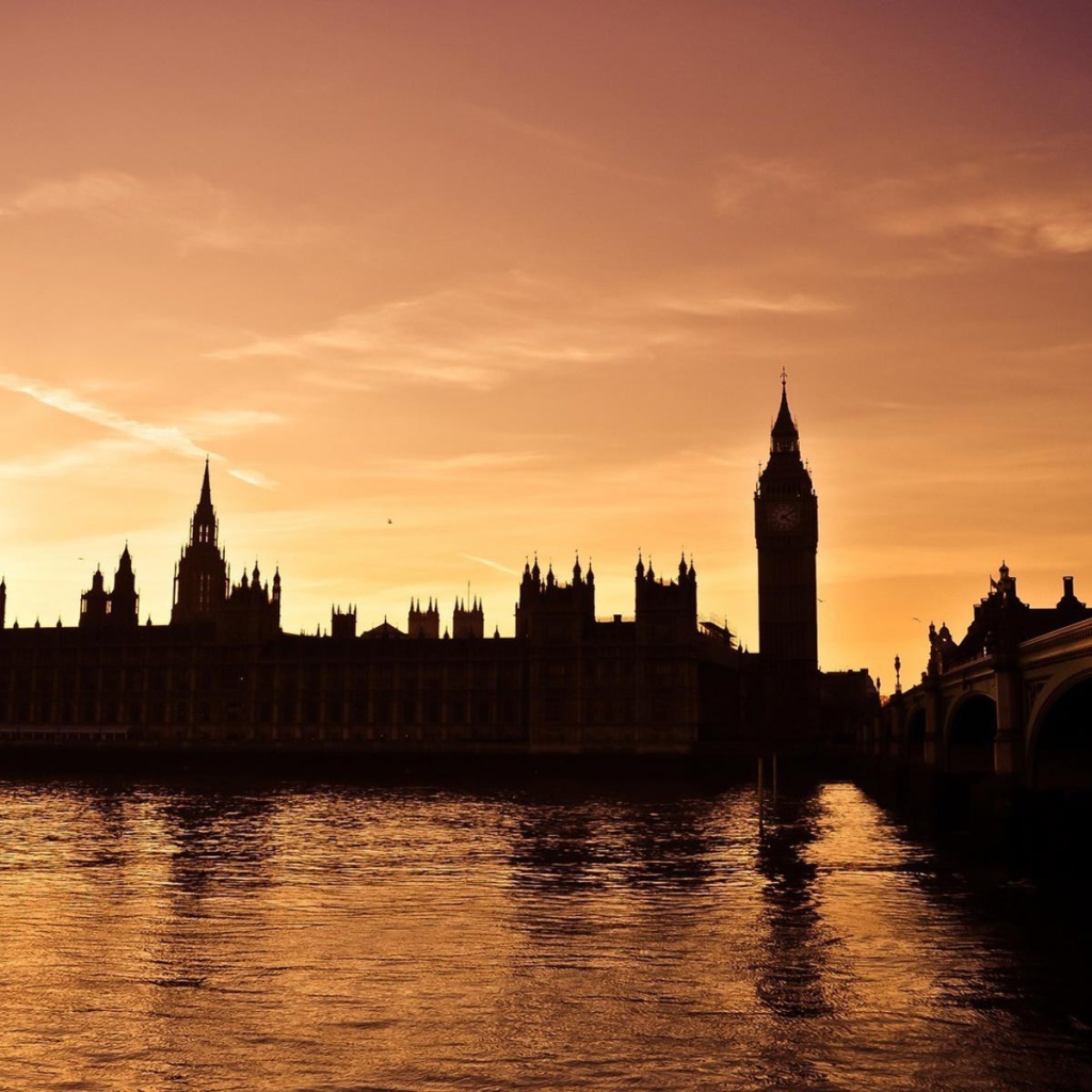 Биг бен Лондона вечером