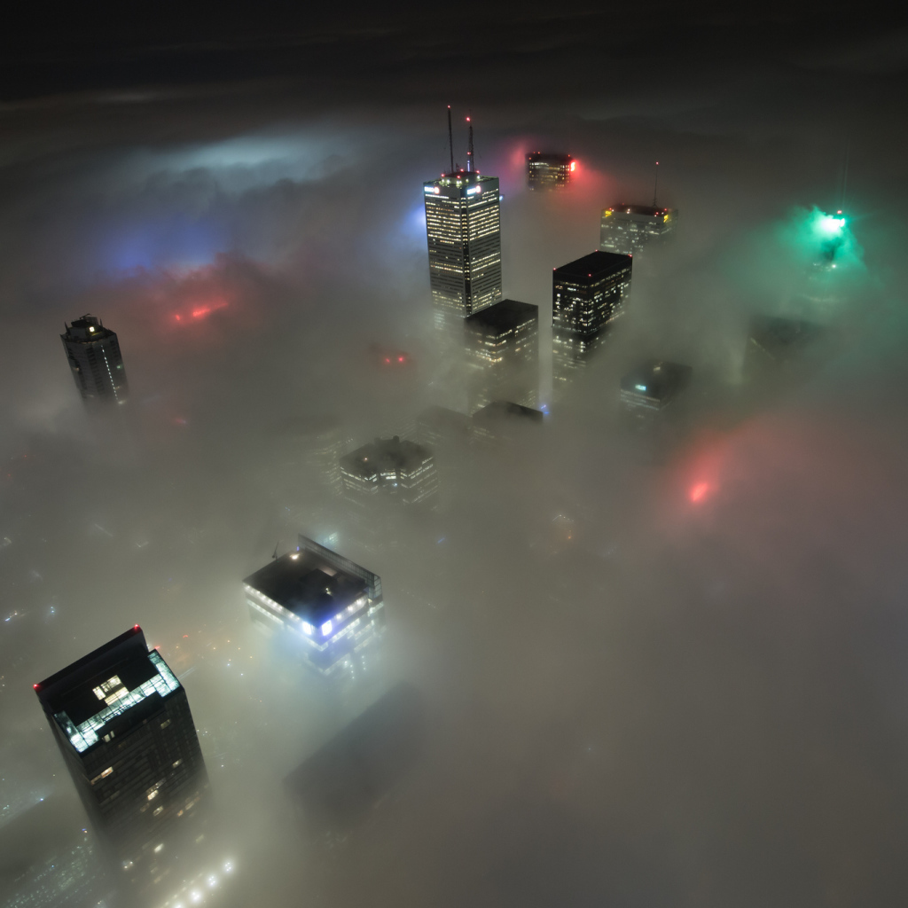 Торонто в тумане