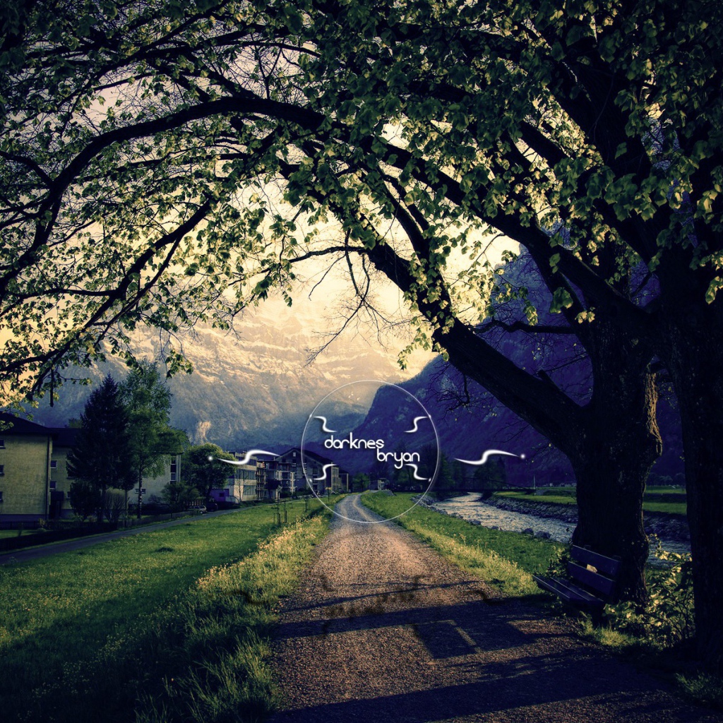 Парк города в горах