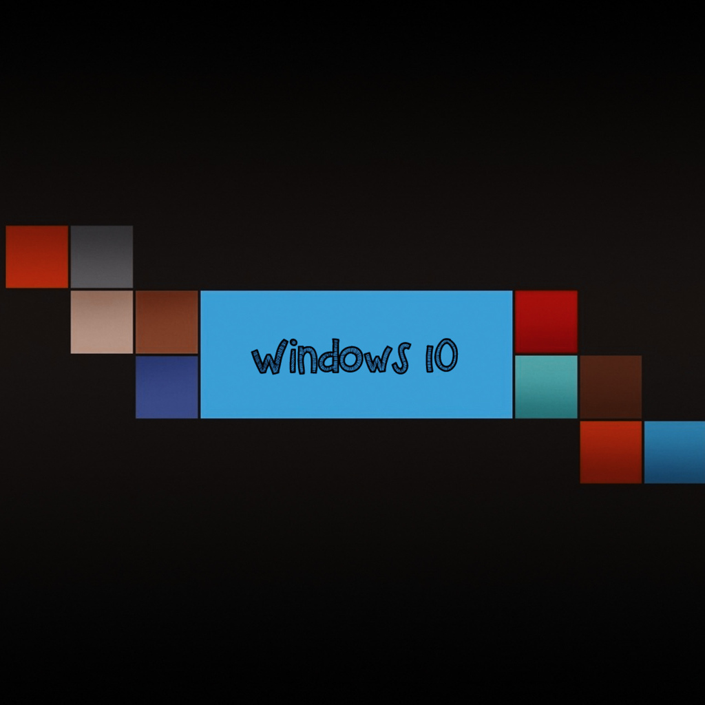Забавный логотип Windows 10