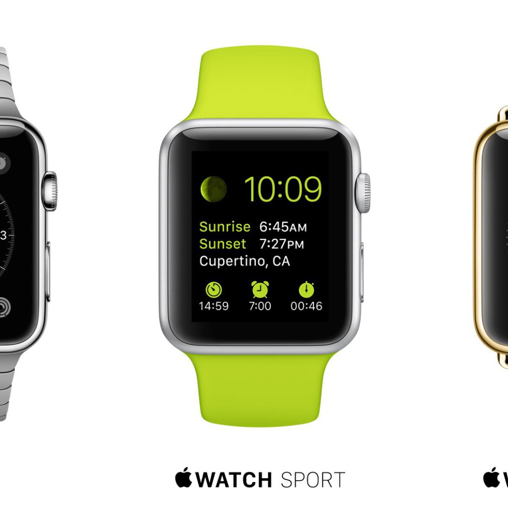 Варианты циферблата Apple Watch