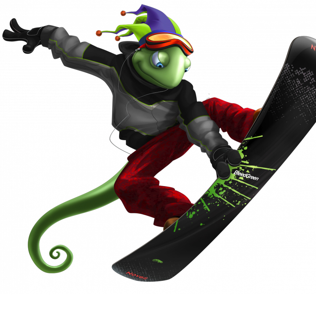 Ящерица знак Линукс