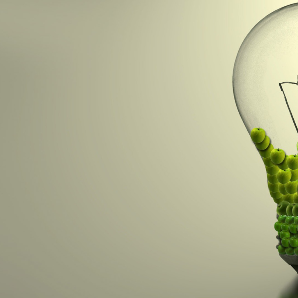 Яблоки в лампе