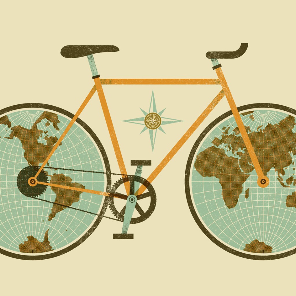 Велосипед земной шар