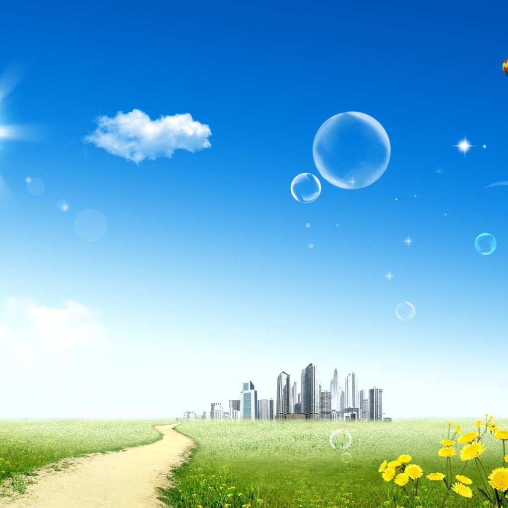 Город голубого неба