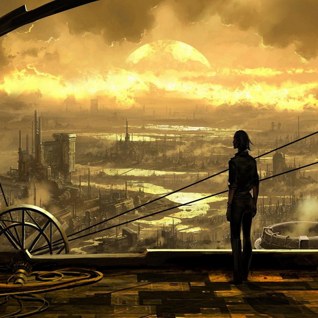 Город будущего стимпанк