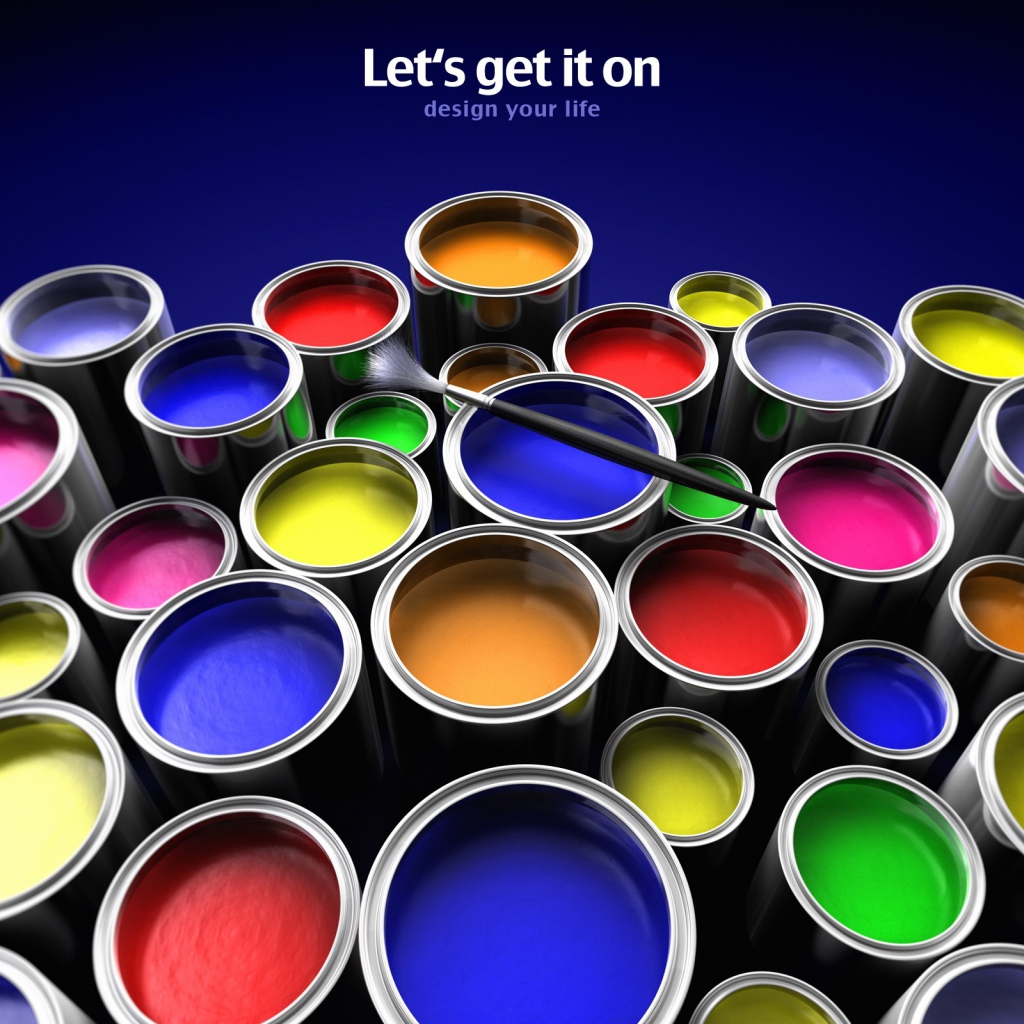 Цветные краски