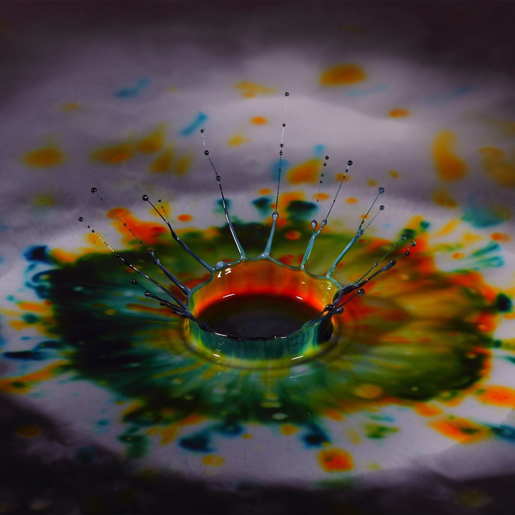 Разноцветные брызги