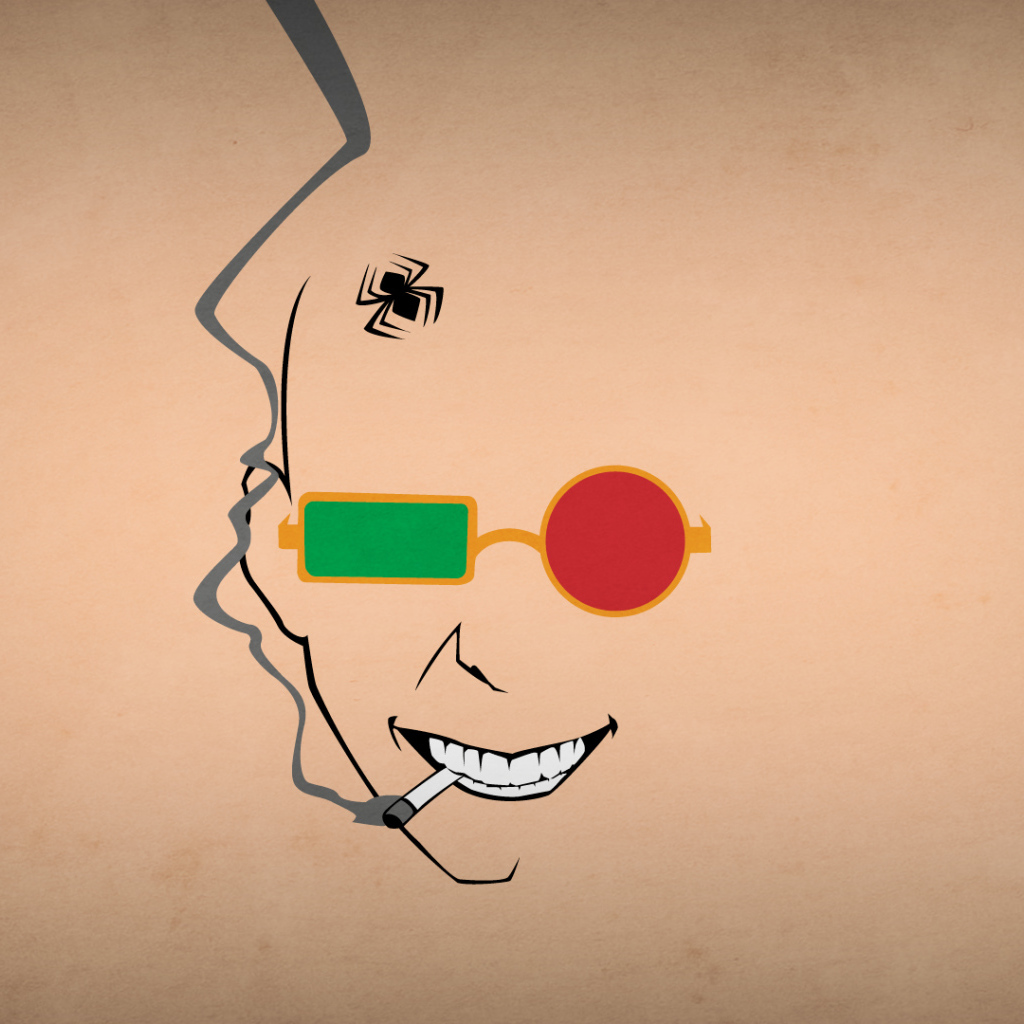 Лицо в очках