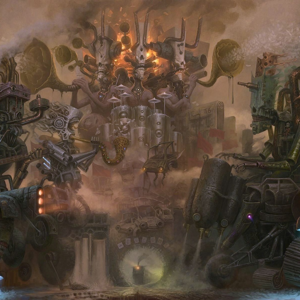 Фантастические конструкции стимпанк