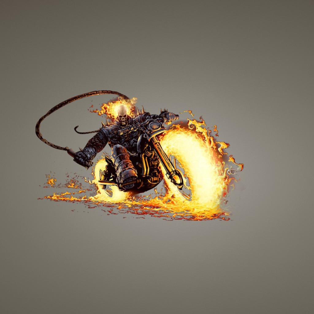 Oгненный мотоцикл