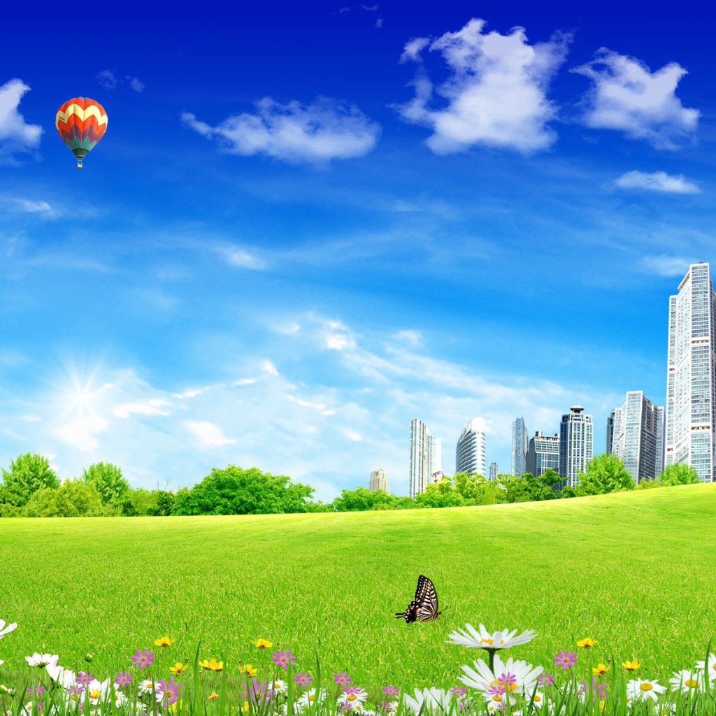 Фантастический город будущего