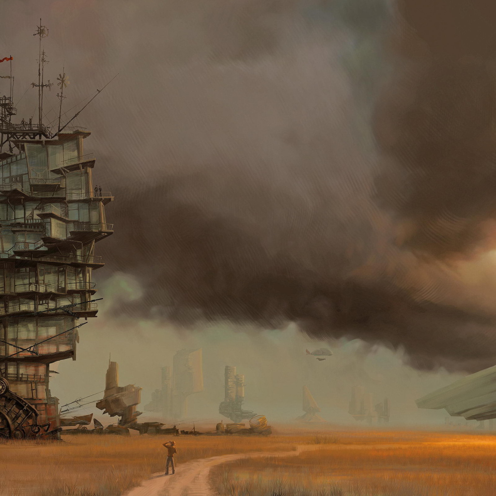 Дом в пустыне стимпанк