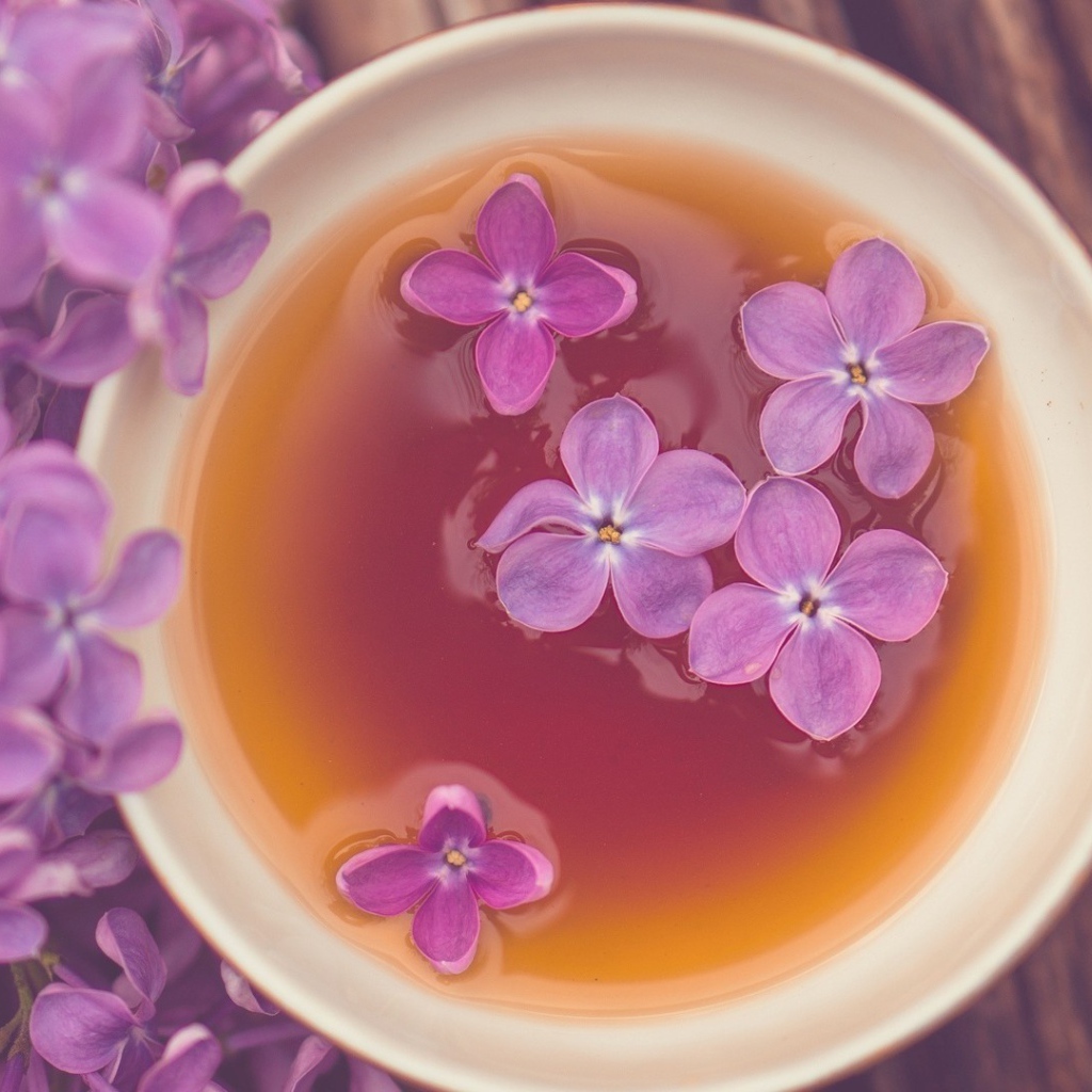 Сирень в чашке