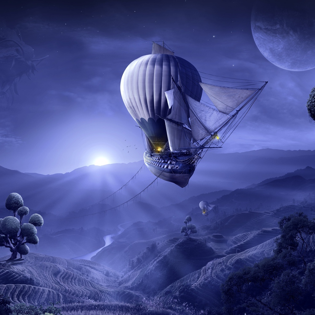 Путешествие под луной