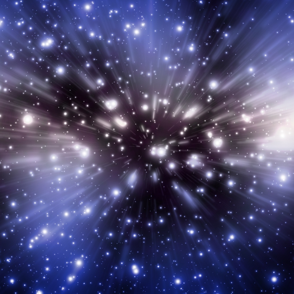 Светящиеся точки в движении