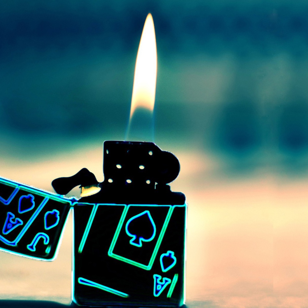 Пламя зажигалки