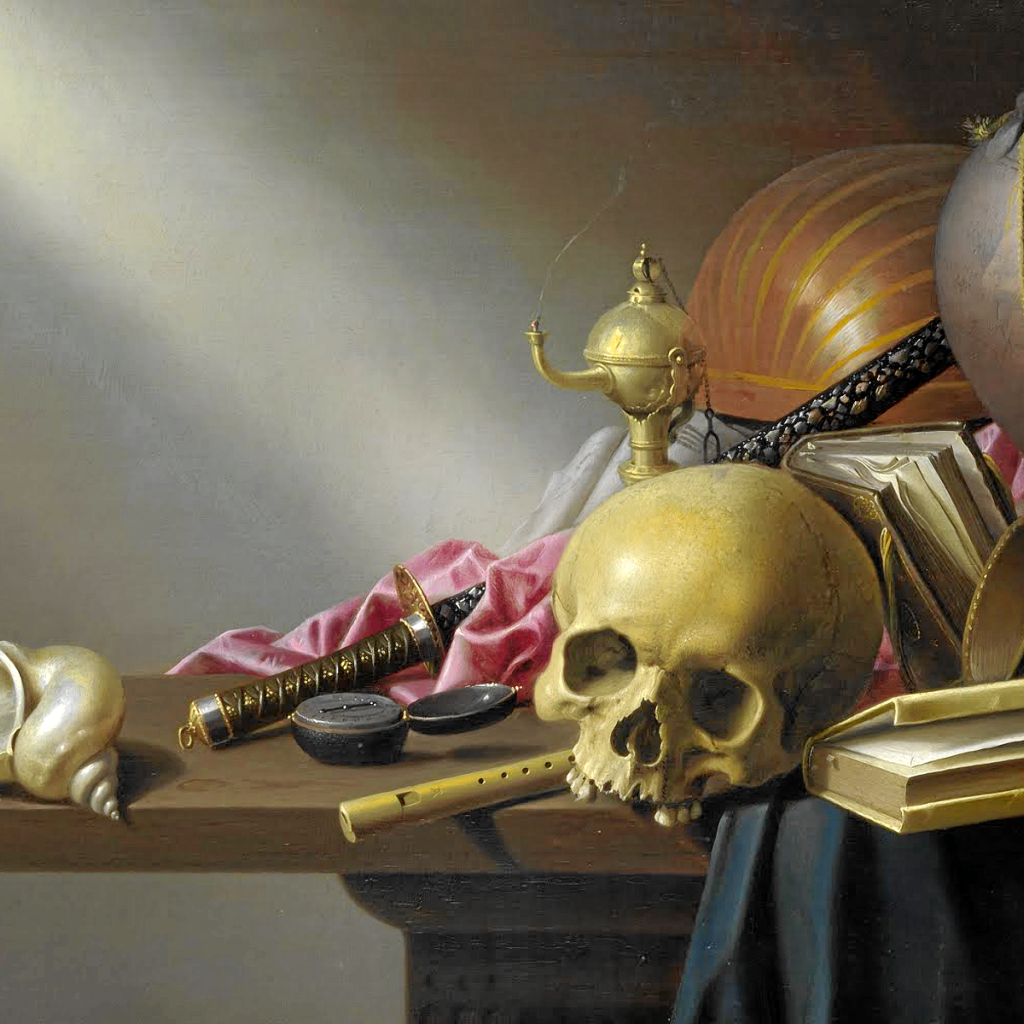 Рисунок с черепом