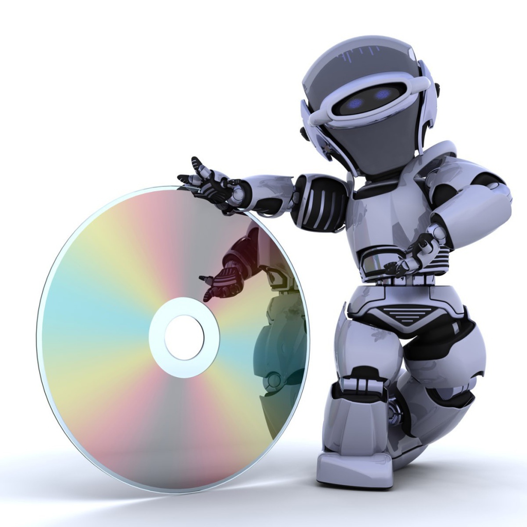 Робот с Компакт диском