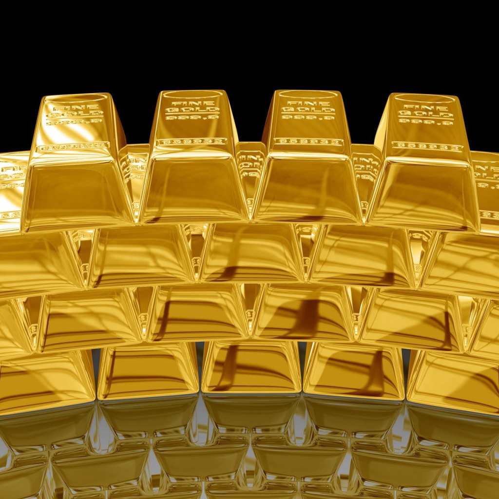 Слитки золота
