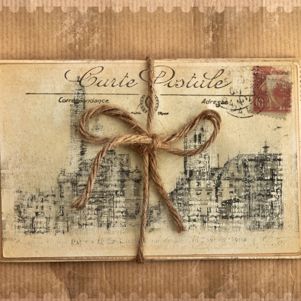 Письмо перевязанное веревкой