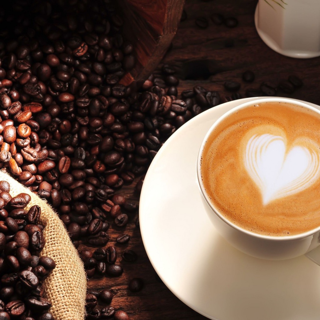 Чашка кофе с сердцем
