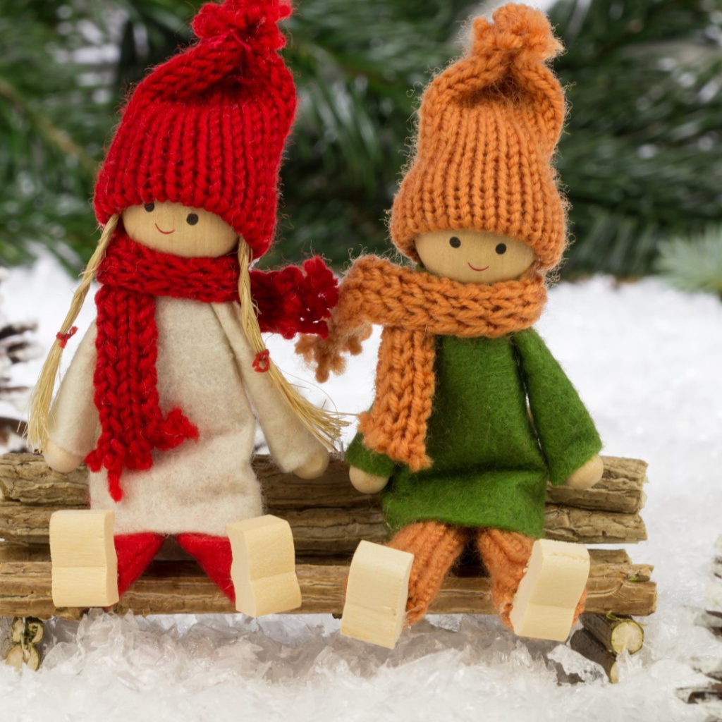 Куклы зимнего леса