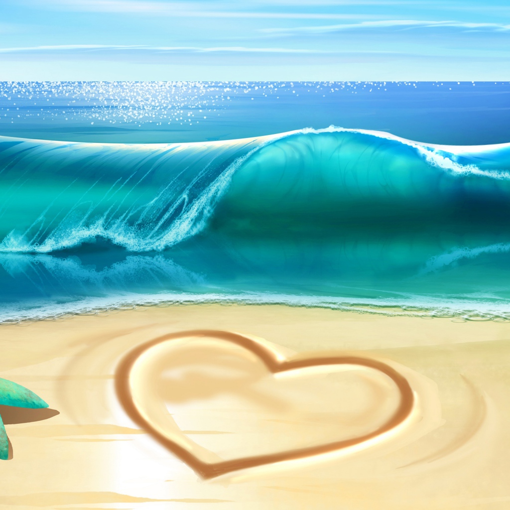 Сердце на песке