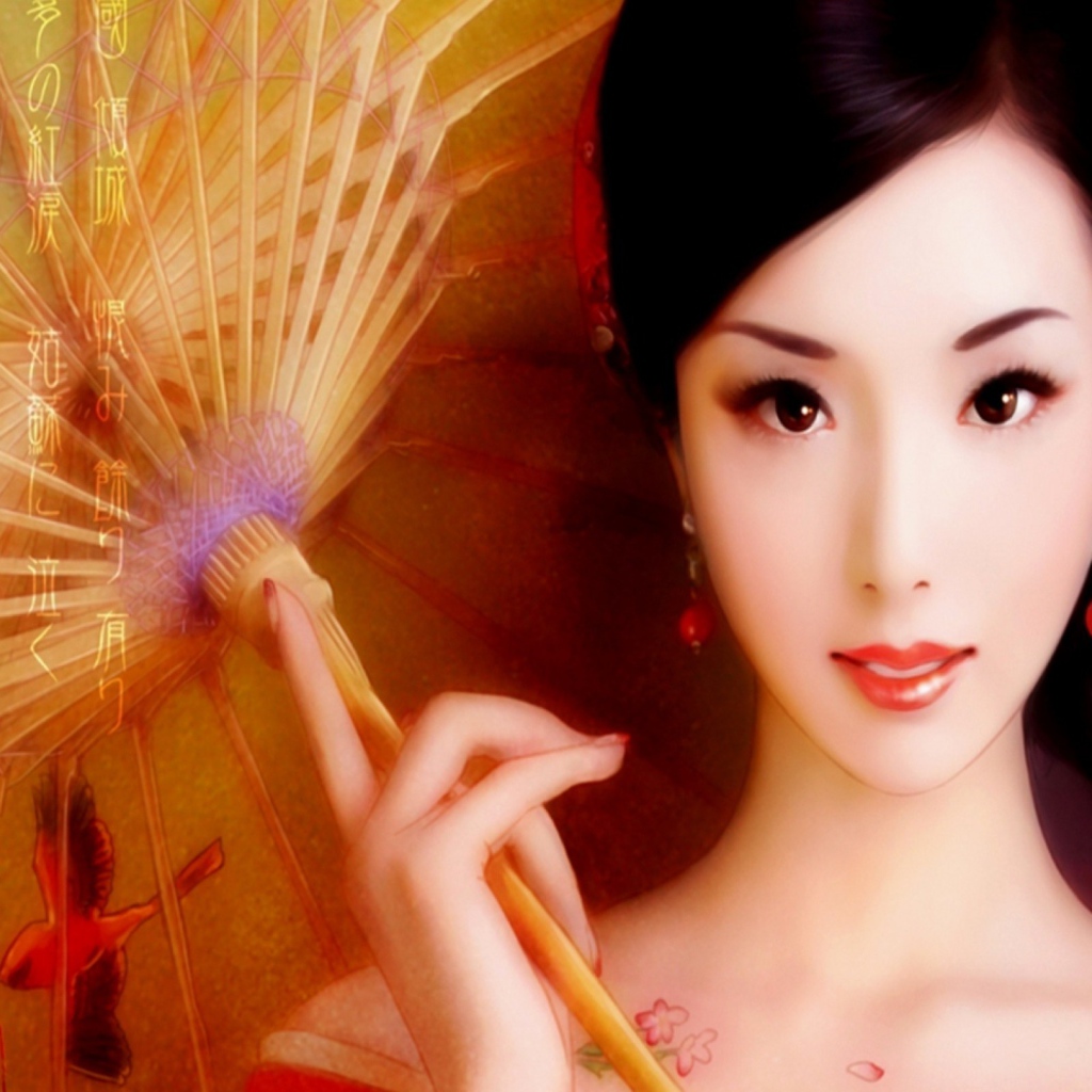 Портрет Японской девушки