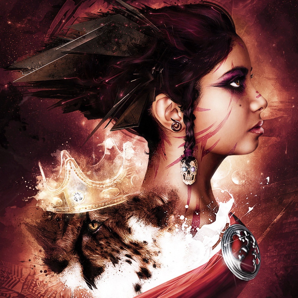 Профиль девушки