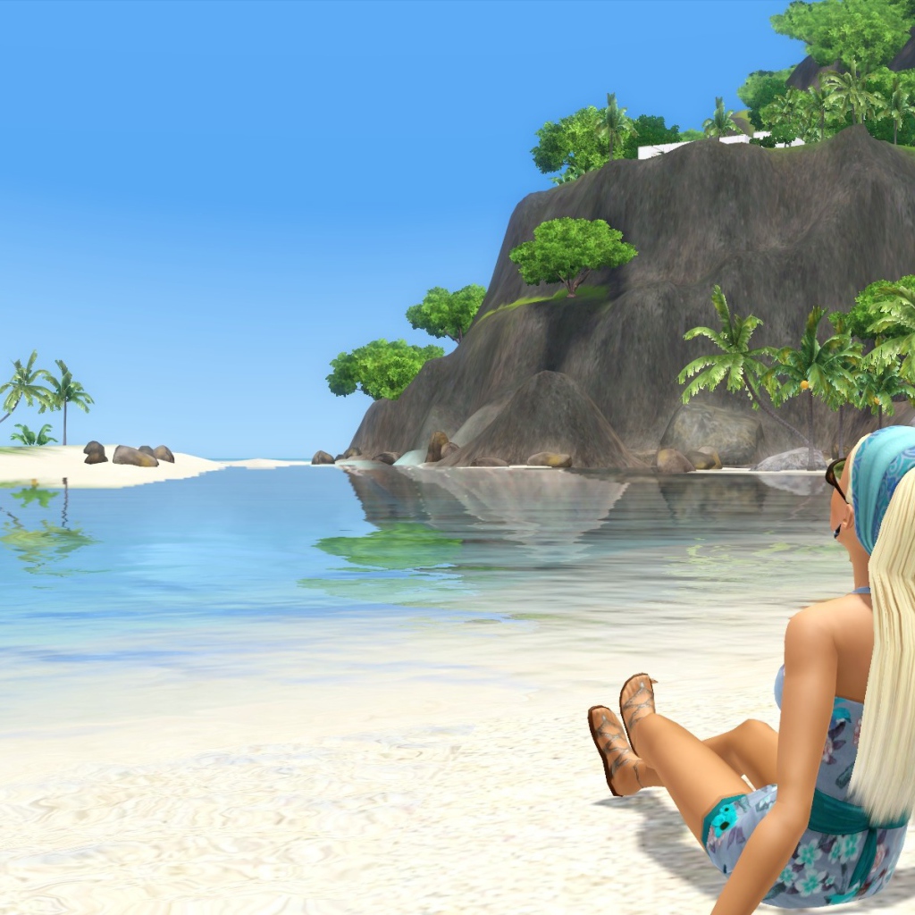 Женщина на пляже