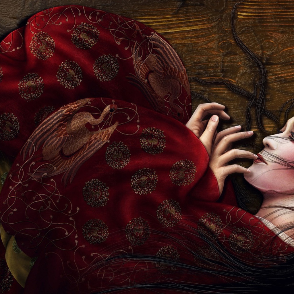 Японская девушка гейша