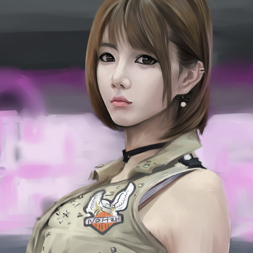 Портрет азиатки