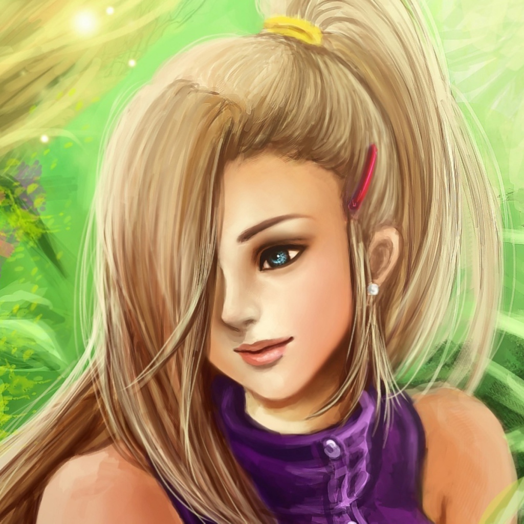 Портрет блондинки