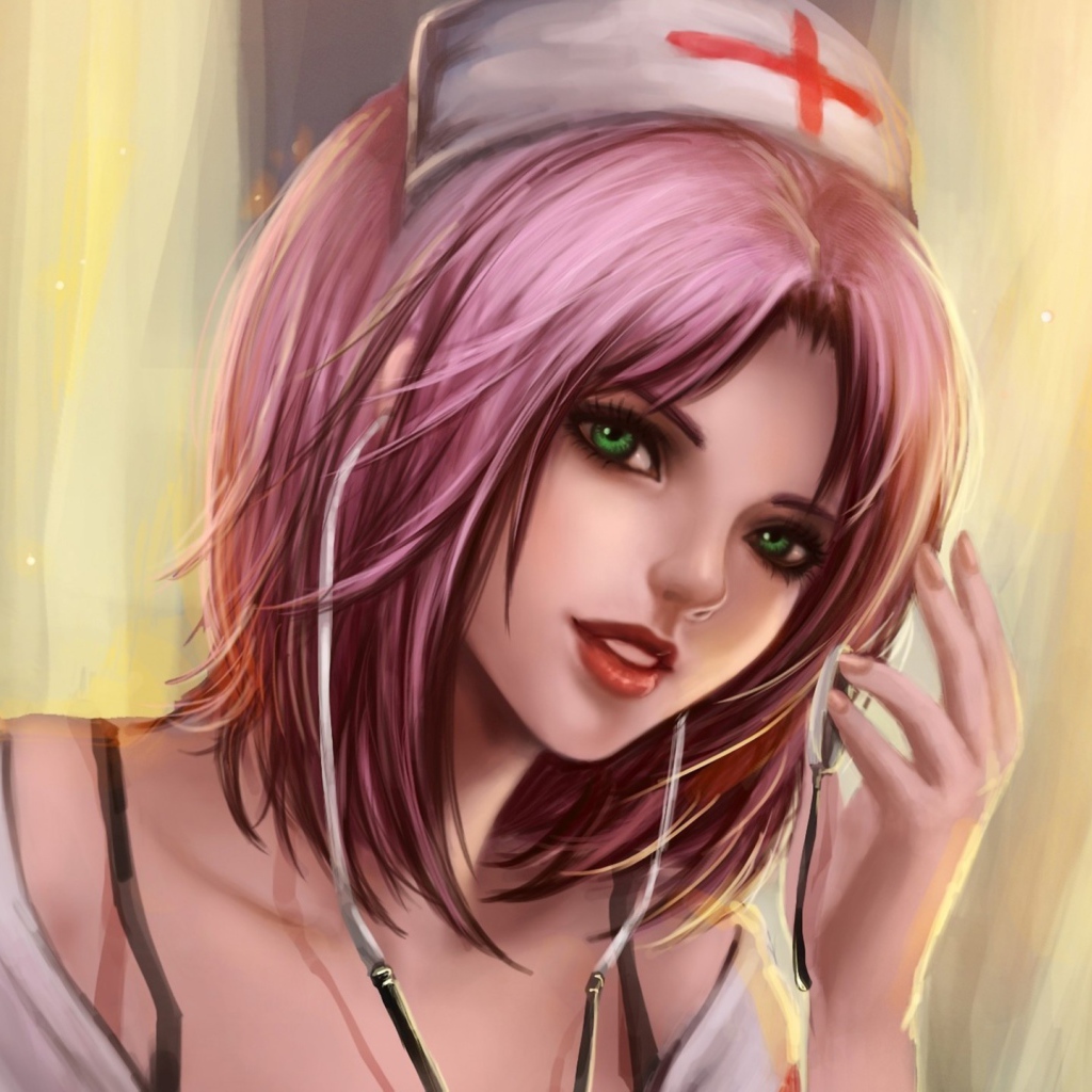 Портрет девушки доктора