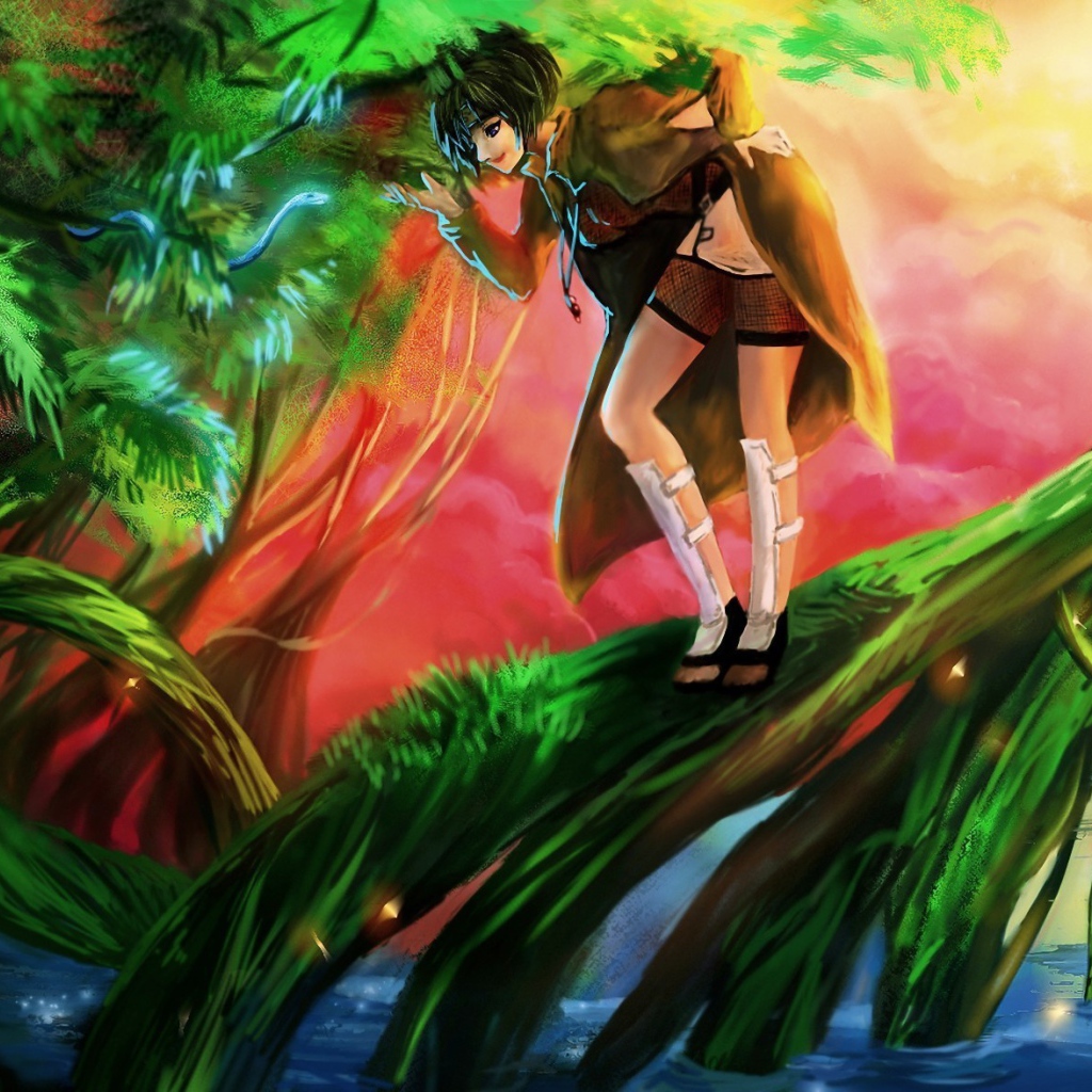 Девочка на дереве