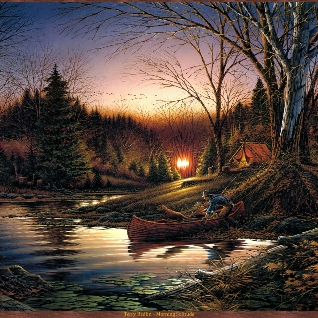 Осеннее утро на реке