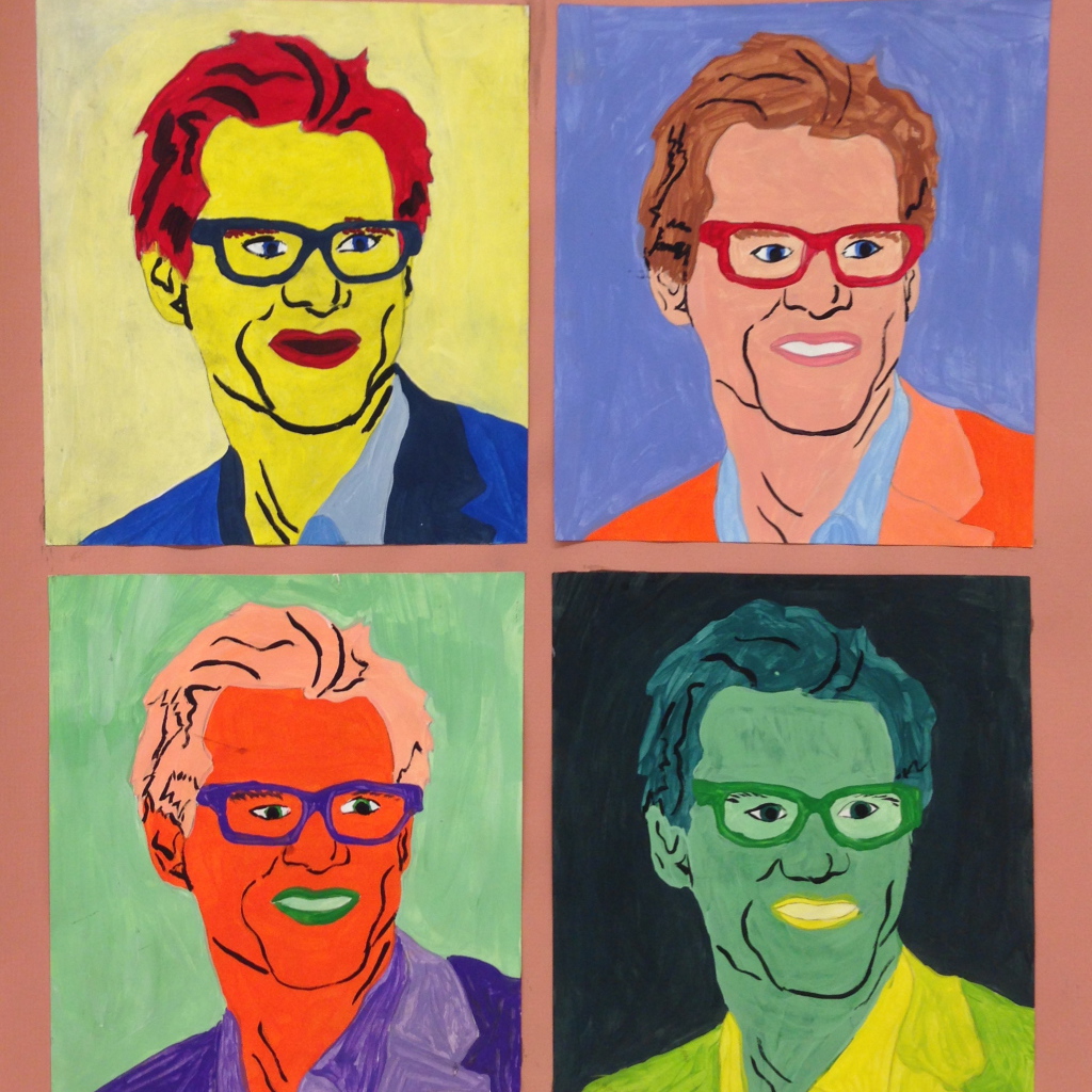 Знаменитая картина Энди Уорхола Джим Керри