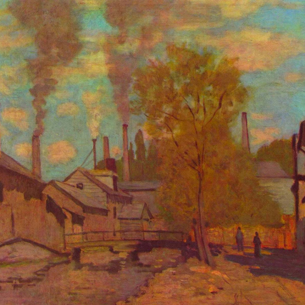 Картина Клода Моне - улица-Сити